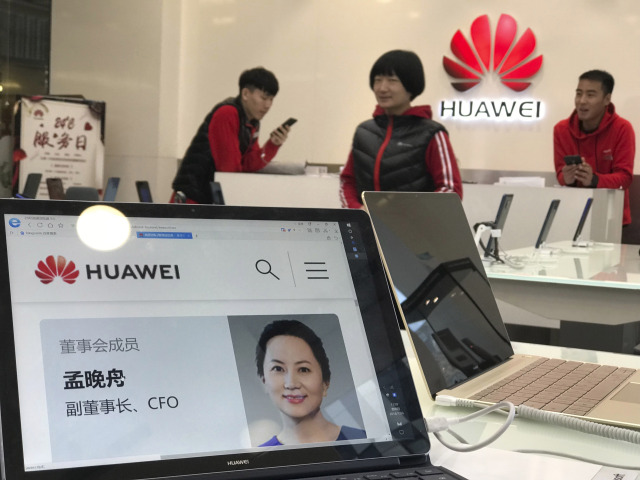 Meng Wan-čou, Huawei