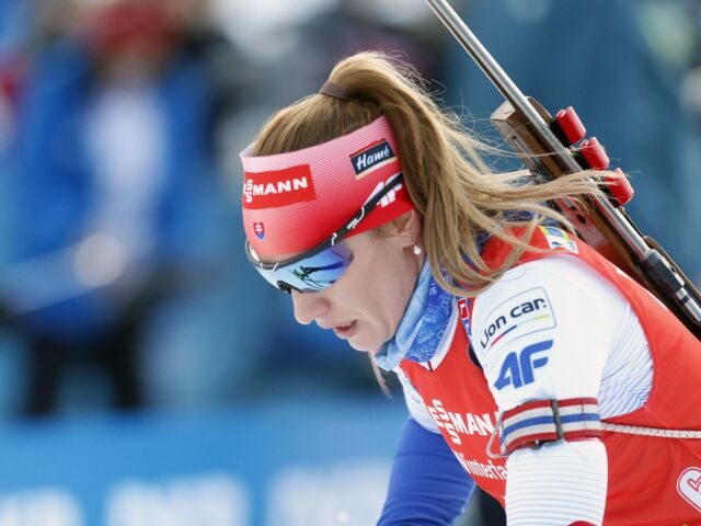 Paulína Fialková v Pokljuke.