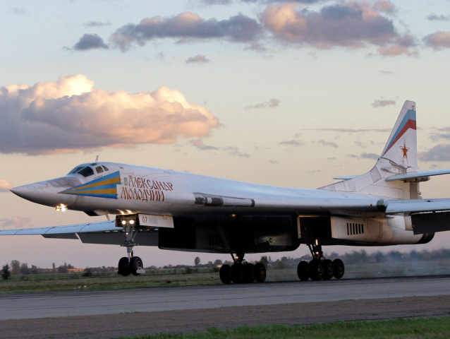 Ruský bombardér Tupolev Tu-160