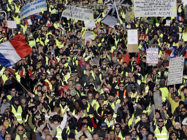 Francúzsko, Paríž, protest, žlté vesty