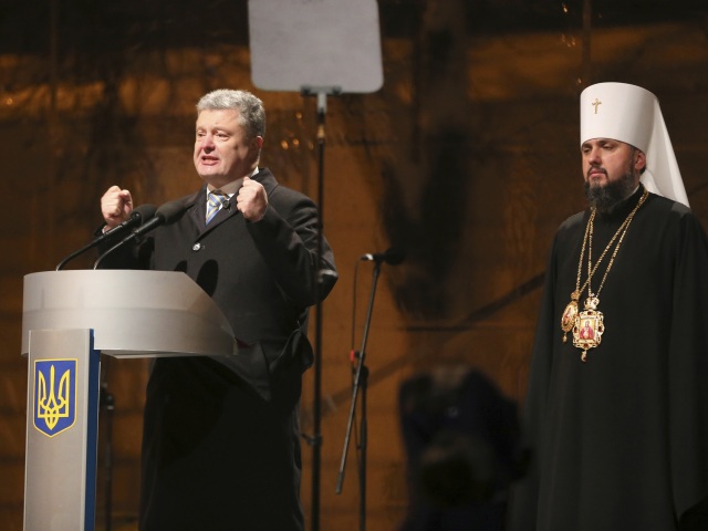 Ukrajina, porošenko, pravoslávna cirkev, Kyjev, Jepifanij