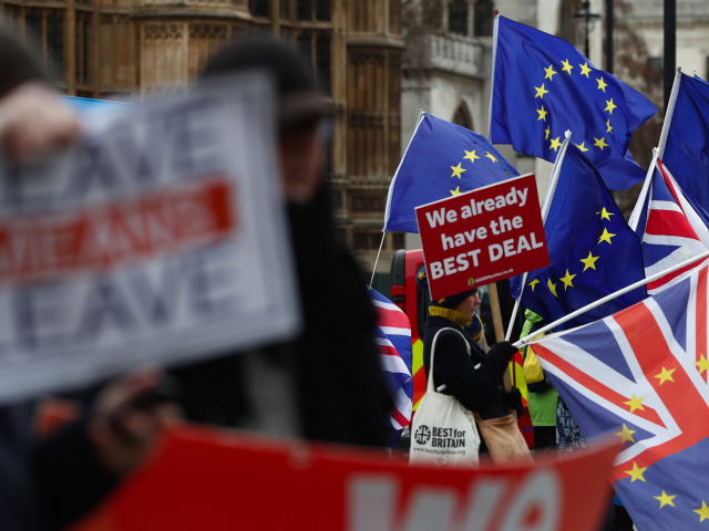 protest Brexit britania demonštrácia