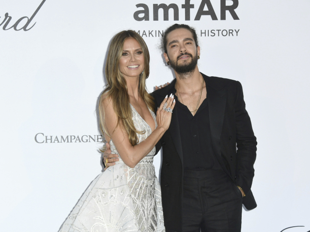 Modelka Heidi Klum a jej snúbenec Tom Kaulitz na archívnom zábere.