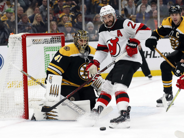 Kyle Palmieri, Jaroslav Halák, Zdeno Chára