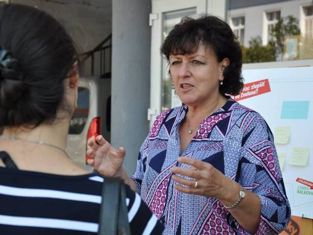 zvolenská primátorka Lenka Balkovičová