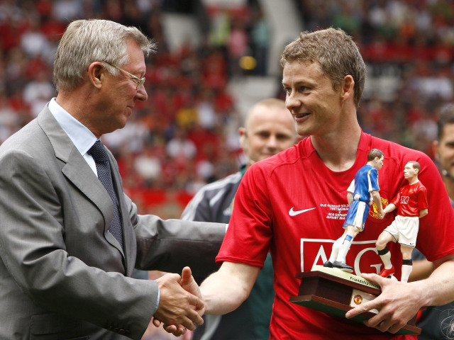 Soccer Man United Solskjaer Ferguson