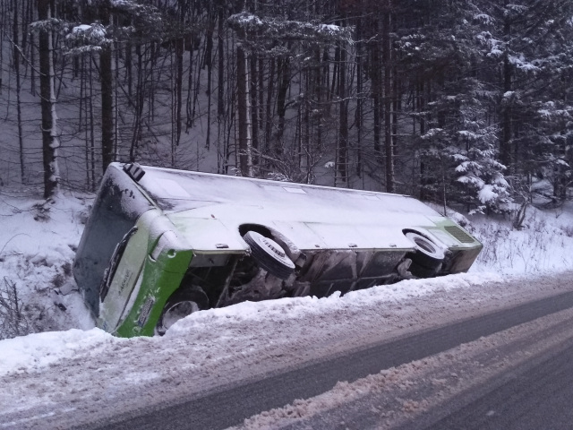 SR Liptovská Osada autobus nehoda počasie zranená ZAX