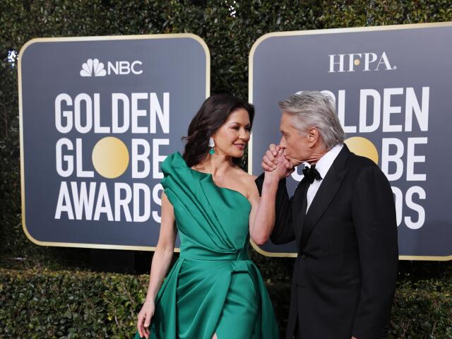 Herečka Catherine Zeta Jones a jej manžel Michael Douglas.