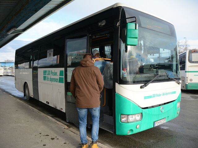 Prešov, autobus