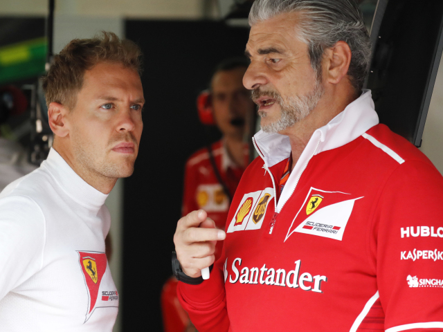 Maurizio Arrivabene, Sebastian Vettel