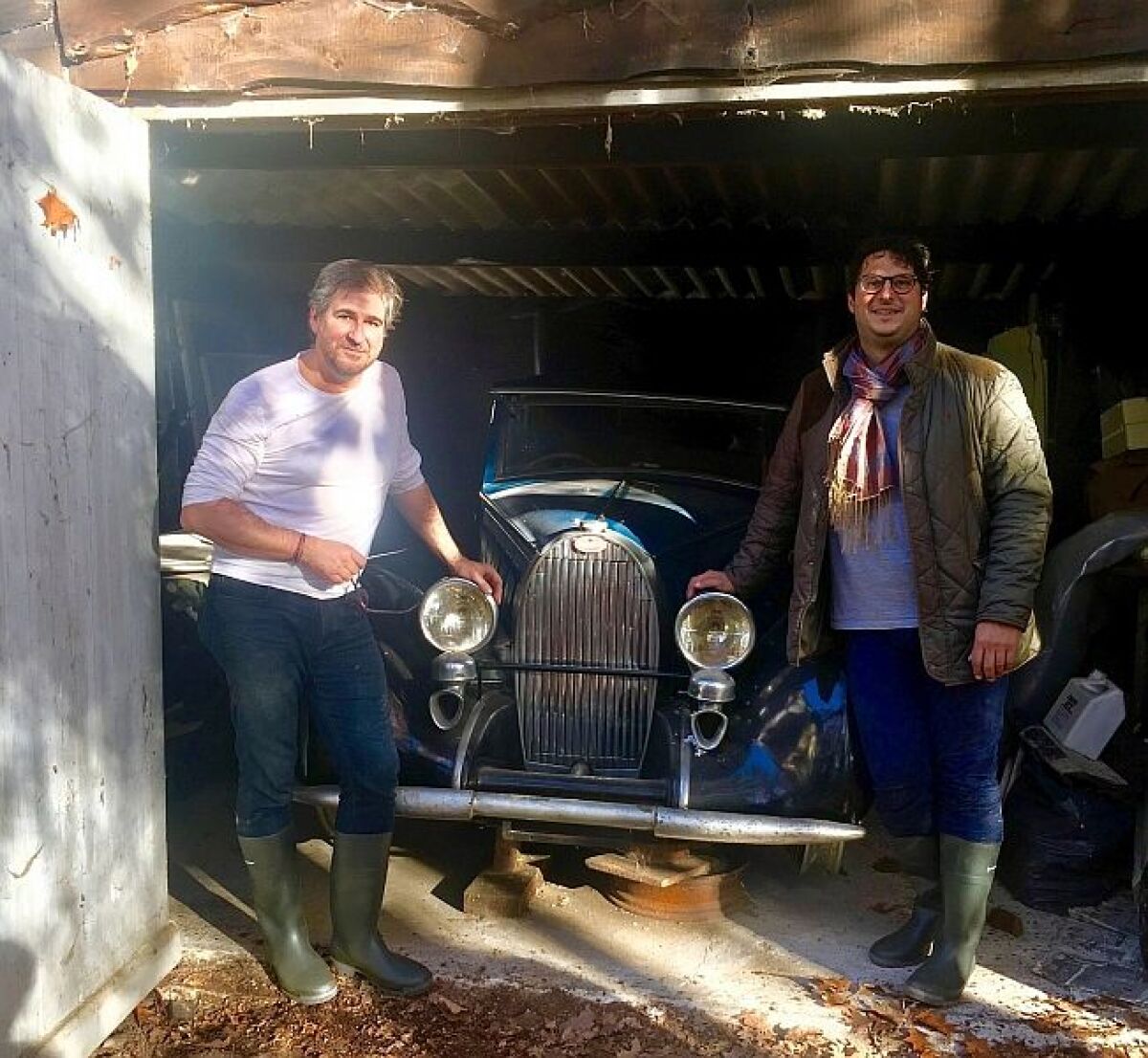 Bugatti - nález veteránov v Belgicku