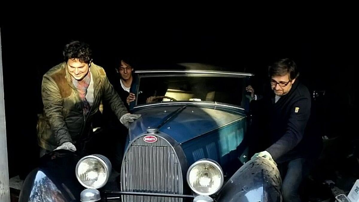 Bugatti - nález veteránov v Belgicku
