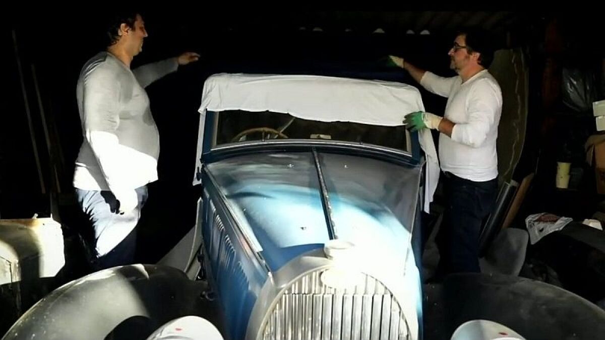Bugatti - nález veteránov v Belgicku