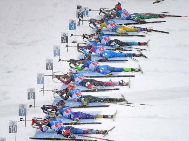 Štafeta, biatlon