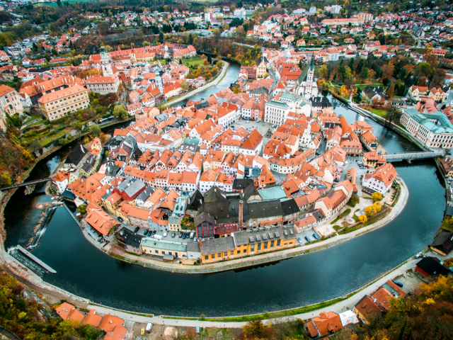 Český Krumlov, mesto, Česko