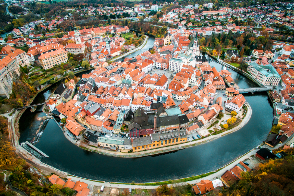 Český Krumlov, mesto, Česko