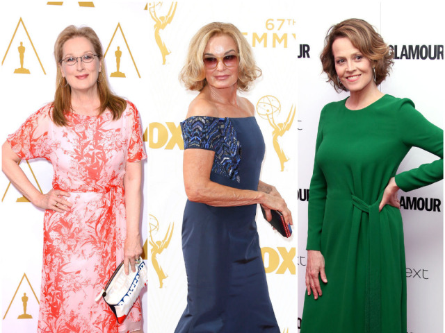Zľava: Meryl Streep, Jessica Lange a Sigourney Weaver.