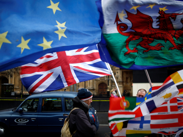 británia, brexit, protest, demonštrácia