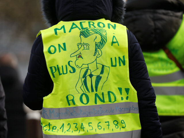 Francúzsko, protest, žlté vesty, Macron