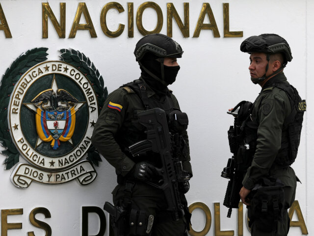 Kolumbia, bogota, útok, polícia