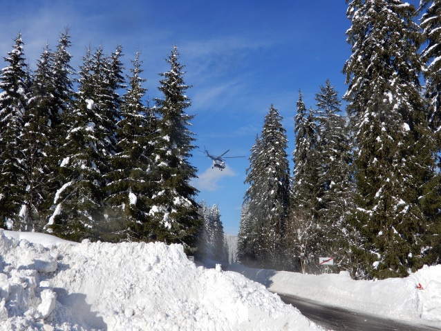 Orava, kalamita, vrtuľník