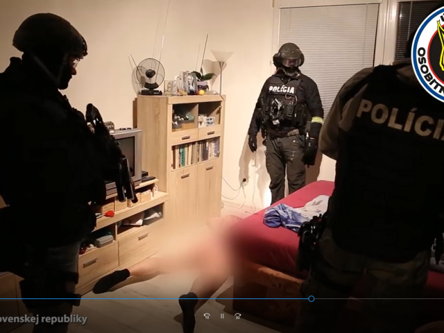 Zásah NAKA na západnom Slovensku.