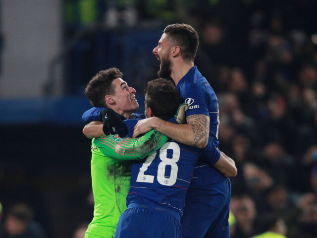 Olivier Giroud, Kepa Arrizabalaga, Cesar Azpilicueta