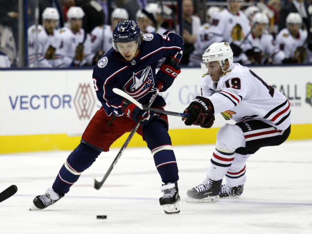 Blackhawks Blue Jackets Hockey Panarin