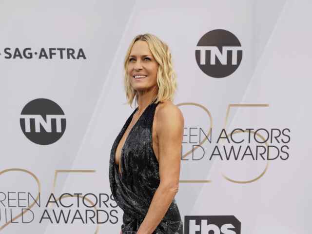 Herečka Robin Wright na vyhlásení cien SAG Awards.