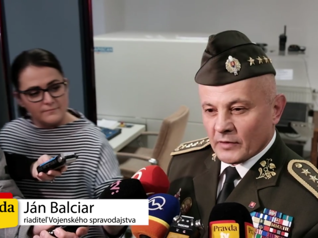 Ján Balciar, riaditeľ Vojenského spravodajstva.