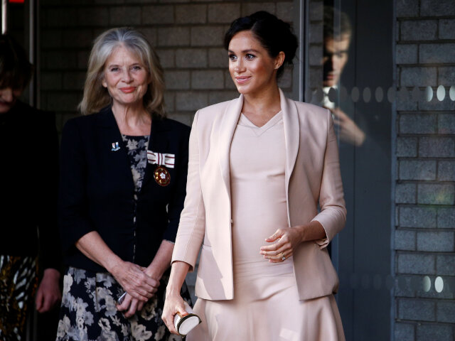 Vojvodkyňa zo Sussexu Meghan na návšteve National Theatre v Londýne. 