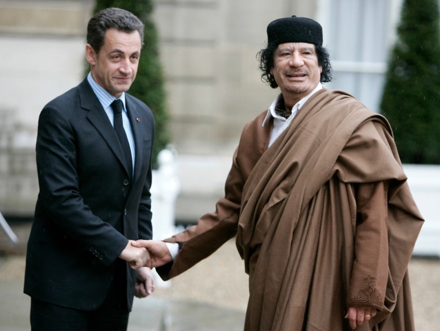 Líbya, Sarkozy, Mihammad Kaddáfí