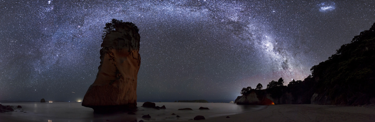 Nový Zéland, Polostrov Coromandel, Cathedral Cove