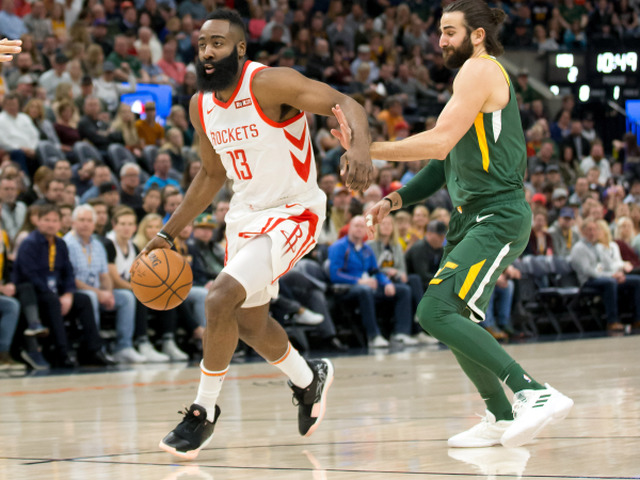 BASKETBALL-NBA-UTA-HOU/ harden