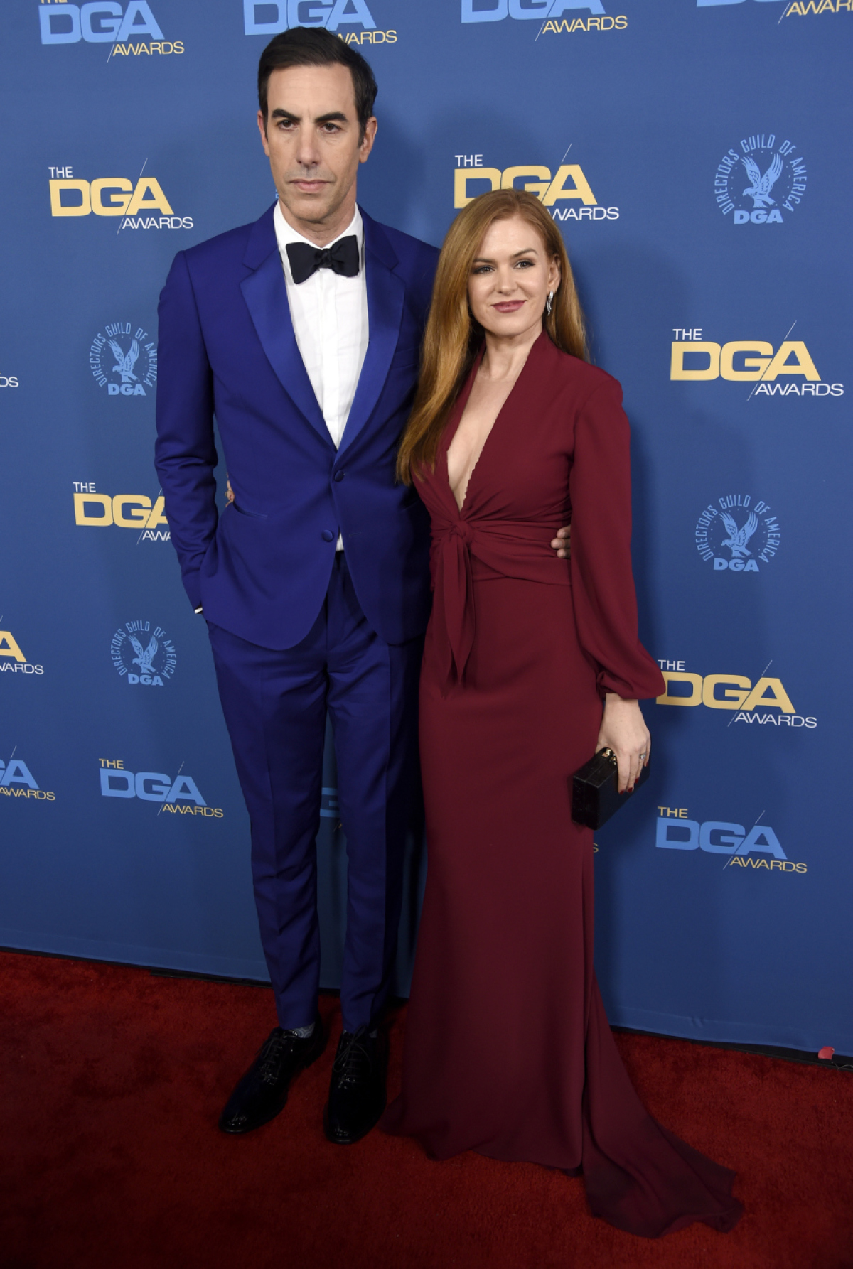 Herec Sacha Baron Cohen a jeho manželka Isla Fisher.