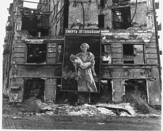 Leningrad, blokáda, 1942