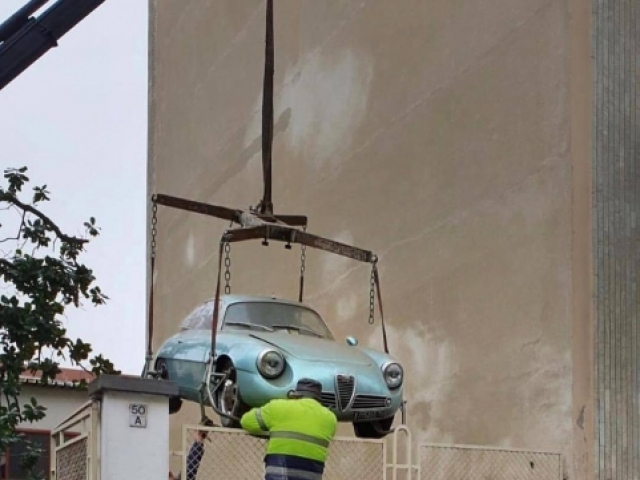 Alfa Romeo Giulietta SZ - nájdený veterán