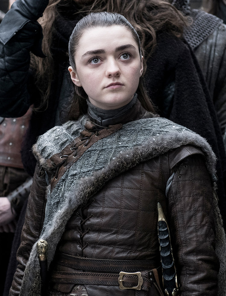 Maisie Williams ako Arya Stark v 8. sérii Hry o tróny.