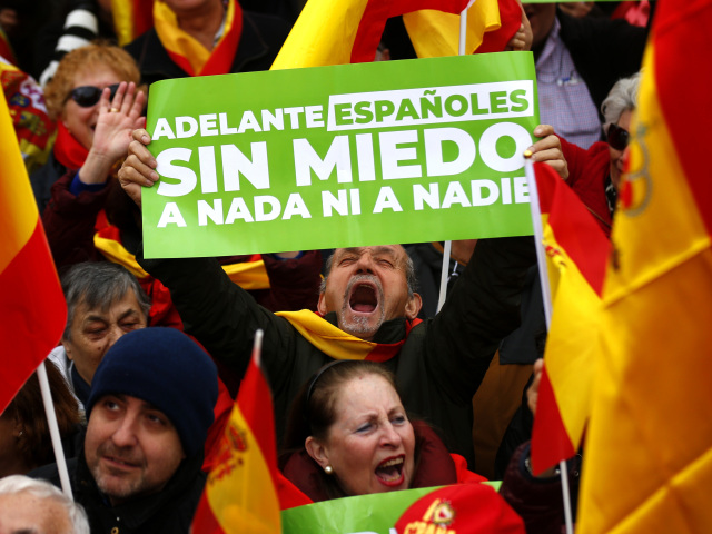 madrid, protest