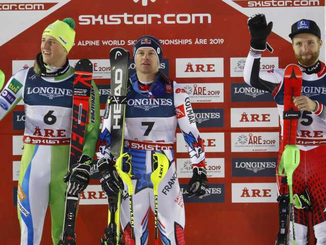 Alexis Pinturault, Stefan Hadalin, Marco Schwarz