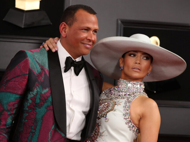 Športovec Alex Rodriguez a jeho partnerka Jennifer Lopez.