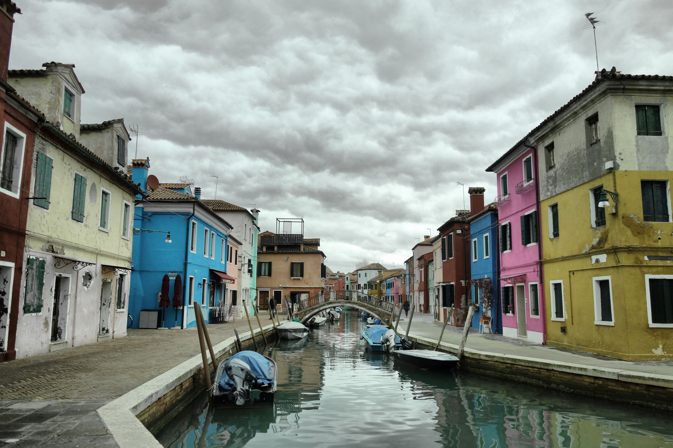 Ostrov Burano, január 2019.