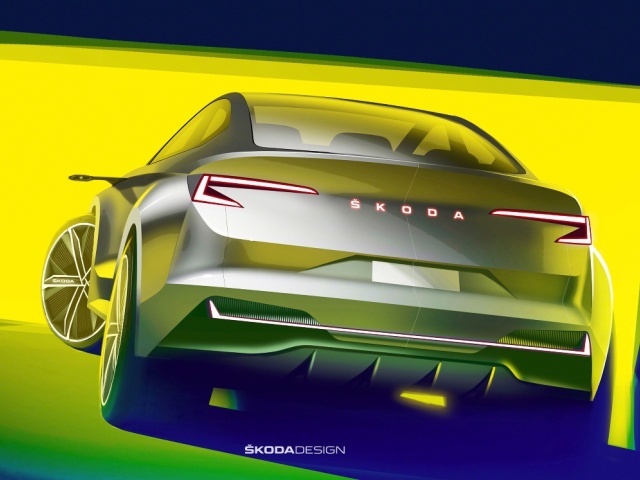 Škoda Vision iV - 2019 skice