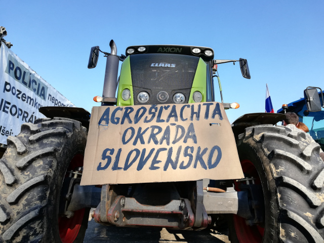 farmari protest Tyrsovo