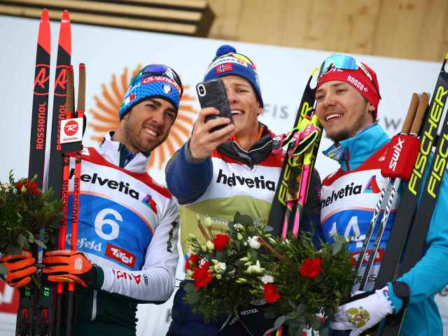 Johannes Hösflot Klaebo, Federico Pellegrino, Gleb Retivych