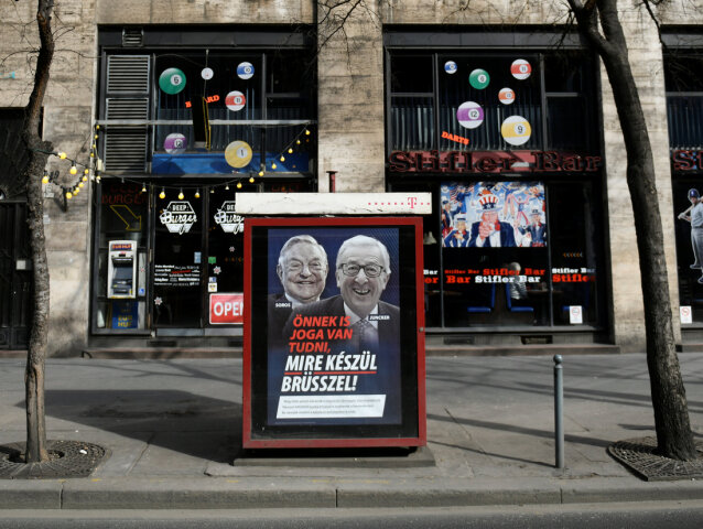 maďarsko, soros, juncker, fidesz, kampaň