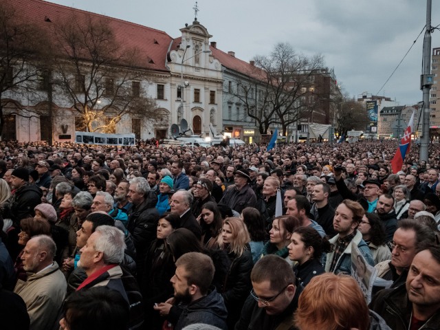 vyrocie, spomienka, kuciak, nam. snp, protest, za slusne slovens