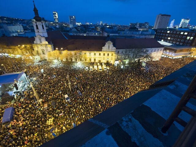 zhromaždenie, Za slušné Slovensko