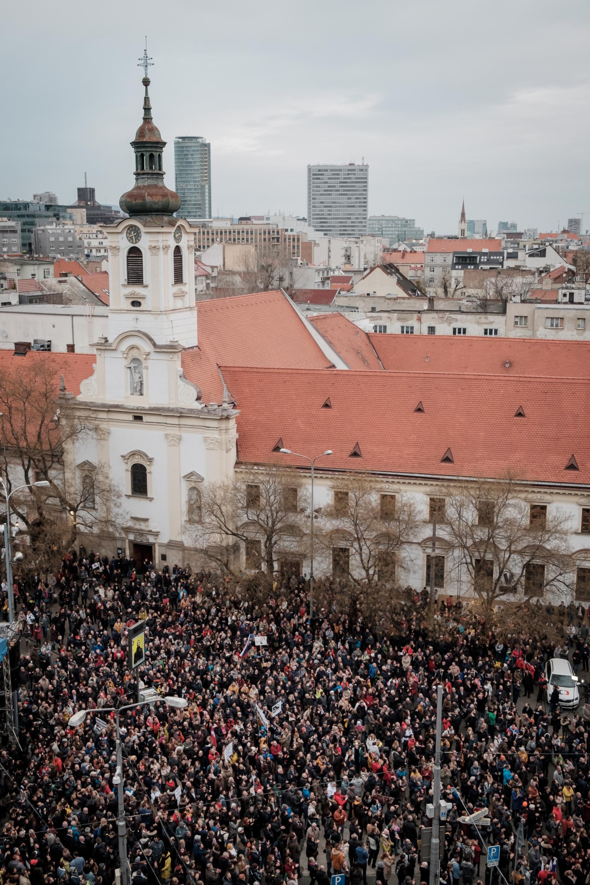 vyrocie, spomienka, kuciak, nam. snp, protest, za slusne slovens