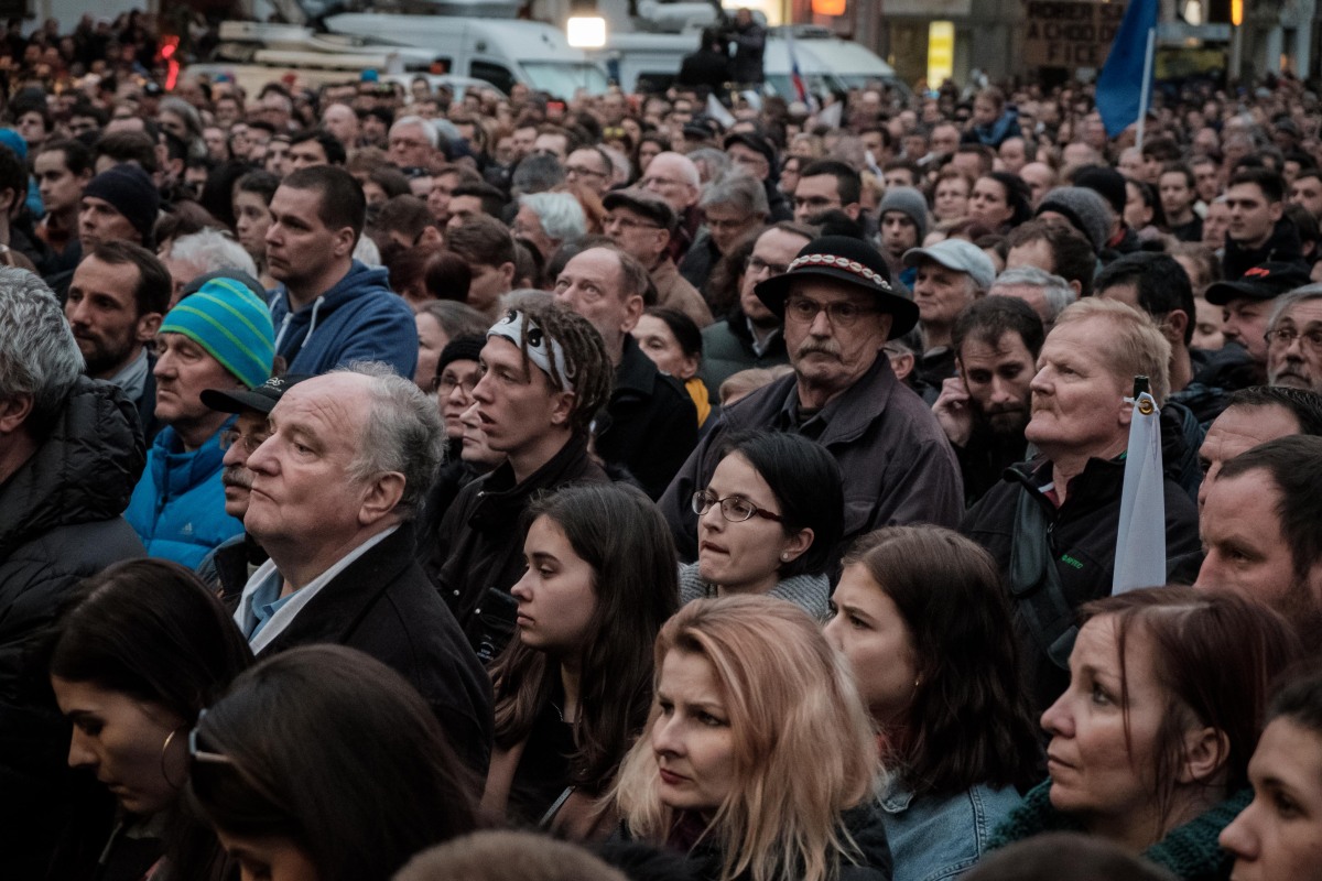vyrocie, spomienka, kuciak, nam. snp, protest, za slusne slovens